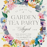 "garden tea" - Party Invitations in Garden by Lori Wemple - Detail