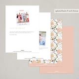 "Garden Brunch" - Party Invitations in Petal by Itsy Belle Studio - Back of Card Options