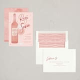 "Rose Soiree" - Party Invitations in Rose by Jenna Holcomb - Assembled