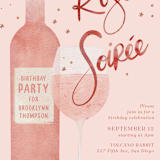 "Rose Soiree" - Party Invitations in Rose by Jenna Holcomb - Detail