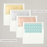 "Modern Cocktails" - Party Invitations in Flamingo by Maria Alou - Envelope Liner Options