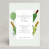 "Shhh" - Party Invitations in Glass by mo kelley - Front