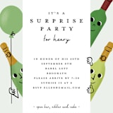"Shhh" - Party Invitations in Glass by mo kelley - Detail