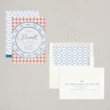 "Classic Brunch" - Party Invitations in Bluebell by Olivia Raufman - Assembled