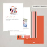 "This is 40" - Party Invitations in Fruit Punch by Morgan Kendall - Back of Card Options