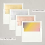 "Gradient Party" - Party Invitations in Fruitcake by Vera Lim - Envelope Liner Options