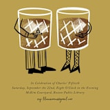 "A Cocktail Party" - Party Invitations in Golden by mo kelley - Detail