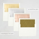 "A Cocktail Party" - Party Invitations in Golden by mo kelley - Envelope Liner Options