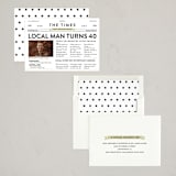 "the birthday times" - Party Invitations in Paper by Lori Wemple - Assembled
