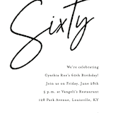 "Modern Milestone" - Party Invitations in Cotton by Stacey Meacham - Detail