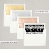 "Modern Milestone" - Party Invitations in Cotton by Stacey Meacham - Envelope Liner Options