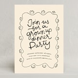 "All grown up" - Party Invitations in Classic by Inkblot Design - Front