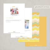 "What Milestone" - Party Invitations in Lemon by Baumbirdy - Back of Card Options