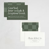 "Highlights" - Party Invitations in Forest by Jackie Crawford - Assembled