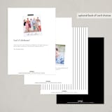 "Opera" - Party Invitations in Tuxedo by Jackie Mangiolino - Back of Card Options