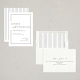 "Asymmetry" - Party Invitations in Cotton by Nicole Walsh - Assembled