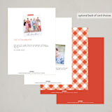 "Grillin' and Chillin'" - Party Invitations in Ketchup by Paper Sun Studio - Back of Card Options