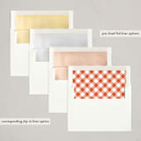 "Grillin' and Chillin'" - Party Invitations in Ketchup by Paper Sun Studio - Envelope Liner Options