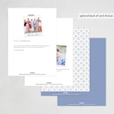 "Table feast" - Party Invitations in Balmy Blue by Sabrin Deirani - Back of Card Options