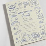 "Tacos & Tequila" - Party Invitations in Blueberry by Sherley Ferreira - Detail