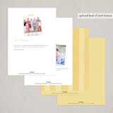 "Summer Garden" - Party Invitations in Limonada by Kamala Nahas - Back of Card Options