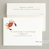 "Seafood Boil Crab" - Party Invitations in Crab Red by Erika Firm - FREE Recipient Addressing