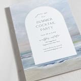 "Cocktails on the Beach" - Party Invitations in Sky by Nicoletta Savod - Detail