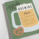 "A Party is Brewing" - Party Invitations in Grass by Sherley Ferreira - Detail