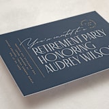 "on the side" - Party Invitations in Seawall by Owl and Toad - Detail