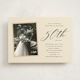 "Vintage photo" - Party Invitations in Golden by Kamala Nahas - Front