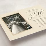 "Vintage photo" - Party Invitations in Golden by Kamala Nahas - Detail
