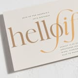 "modern fifty" - Party Invitations in Marigold by Vera Lim - Detail