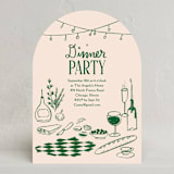"Bistro" - Party Invitations in Peony by Baumbirdy - Front