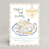 "Dinner Table" - Party Invitations in Lemon by Jenna Holcomb - Front