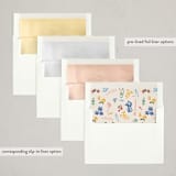 "Dinner Table" - Party Invitations in Lemon by Jenna Holcomb - Envelope Liner Options