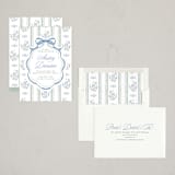 "Cottage Birthday" - Party Invitations in Periwinkle by Jackie Crawford - Assembled