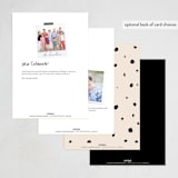 "Inked Balloon" - Party Invitations in Ink by Carmia Jordaan - Back of Card Options