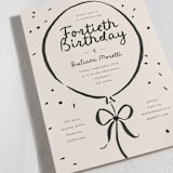 "Inked Balloon" - Party Invitations in Ink by Carmia Jordaan - Detail