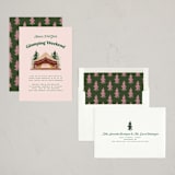 "Glamping" - Party Invitations in Blush by Becky Nimoy - Assembled
