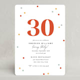 "Cute Confetti" - Party Invitations in Vanilla by Robert and Stella - Front