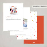 "Cute Confetti" - Party Invitations in Vanilla by Robert and Stella - Back of Card Options