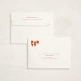 "Party" - Party Invitations in Persimmon by Harriet Richter - FREE Recipient Addressing