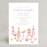 "cocktails and laughter" - Party Invitations in Orchid by Cass Loh - Front