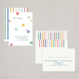 "Confetti party" - Party Invitations in Rainbow by Creo Study - Assembled