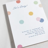 "Confetti party" - Party Invitations in Rainbow by Creo Study - Detail