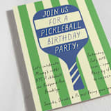 "Game Day" - Party Invitations in Navy by Jennifer Lew - Detail