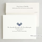 "Game Day" - Party Invitations in Navy by Jennifer Lew - FREE Recipient Addressing