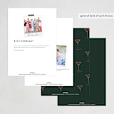 "voulez-vous pink and green" - Party Invitations in Coral by RM Design Works - Back of Card Options