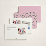 "Casual Bloom" - Party Invitations in Preppy green by Inkblot Design - Back of Card Options