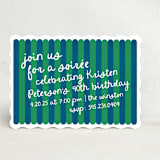 "Clubhouse Prep" - Party Invitations in Varsity by Anna Elder - Front